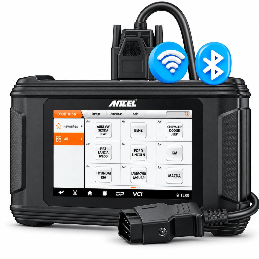 ANCEL DM500 OBD2 Scanner Diagnostic Tool Car Odometer Adjustment Calibration Tool Full OBDII Functions for Vehicles Engine Code Reader