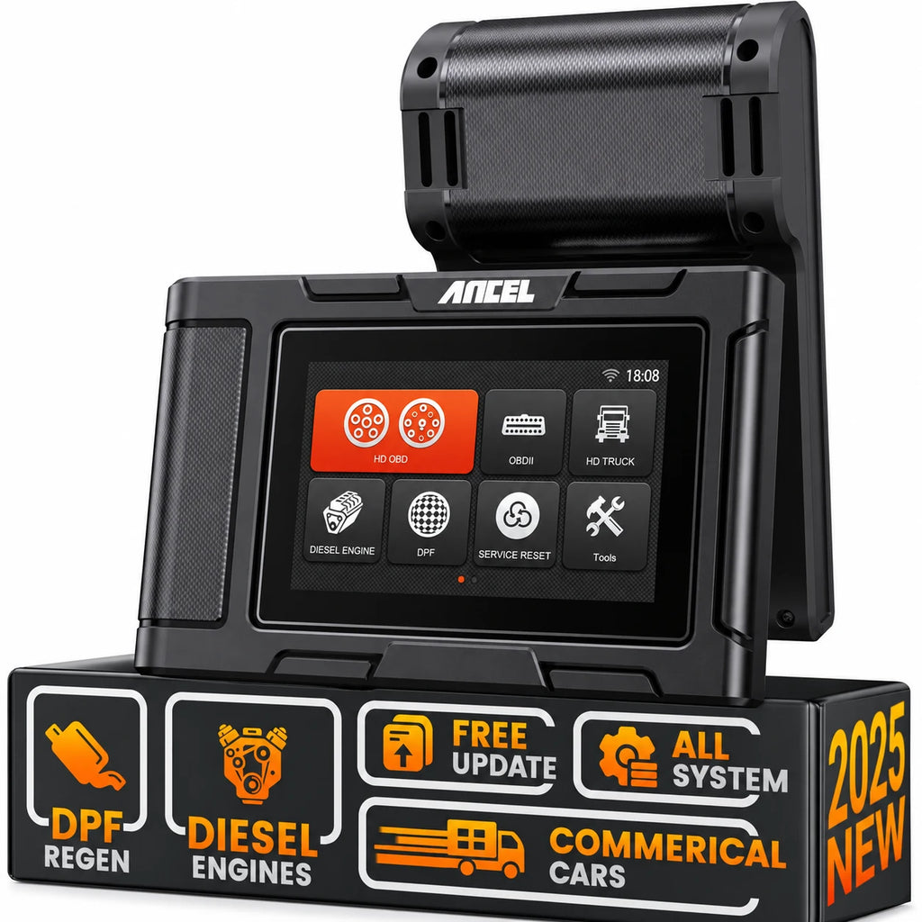 ANCEL HD3300 Pro Diesel Heavy Duty Truck All System Diagnostic Scanner DPF Regen