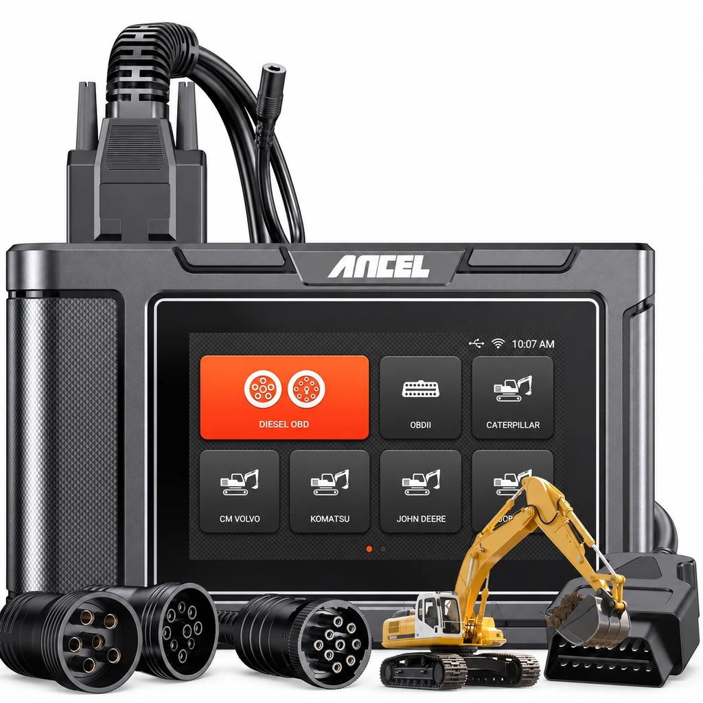 ANCEL HD3600 Heavy Duty Diagnostic Tool, Full System Diesel Diagnostic Scan Tool for Heavy Truck Pickup Tractor Semi-Truck, Lifetime Free Update