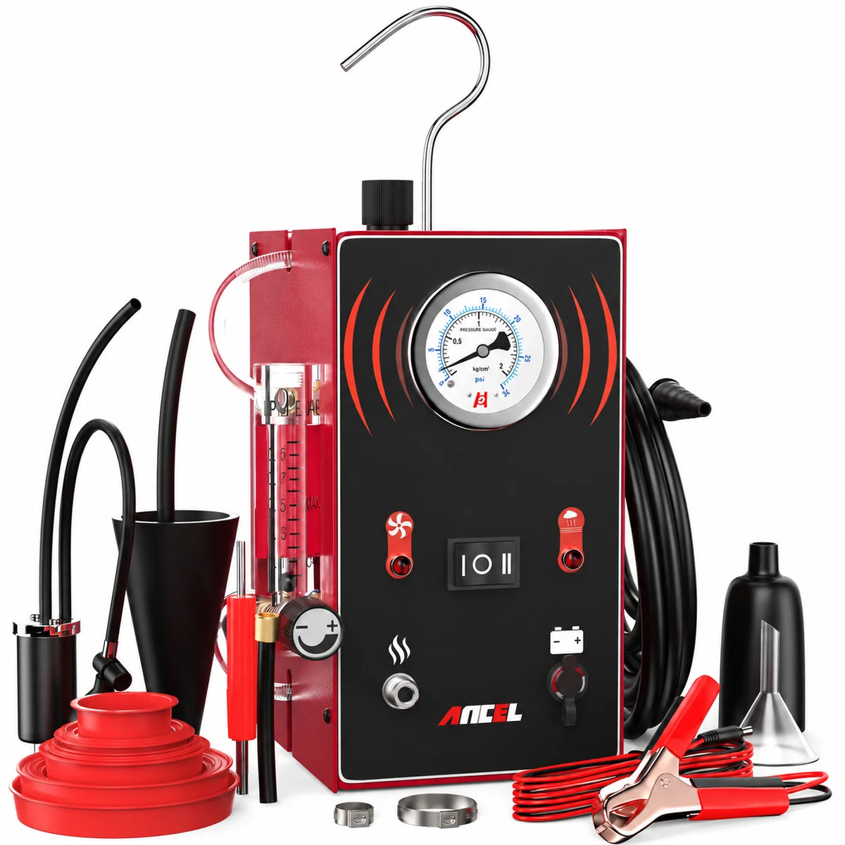 ANCEL S300 Automotive EVAP Smoke Leak Detector, Built-In Air Pump, Dual Mode, for Fuel Pipe and Vacuum Testing